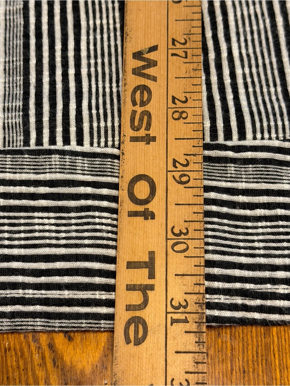 Caution To The Wind women’s Black & White Striped Cotton Casual Dress Size M - Picture 4 of 7